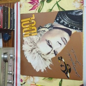 Billy Idol – Whiplash Smile - Vinyl LP 1986 - Printed Inner Sleeve - EX/VG+